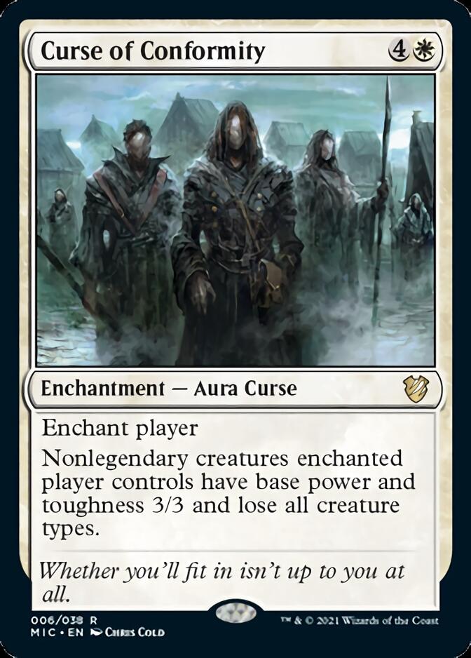 Curse of Conformity [Innistrad: Midnight Hunt Commander] | Tabernacle Games