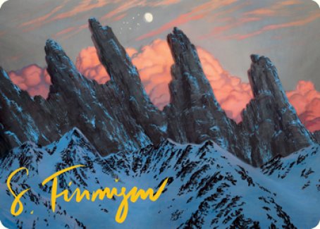 Mountain (275) Art Card (Gold-Stamped Signature) [Dungeons & Dragons: Adventures in the Forgotten Realms Art Series] | Tabernacle Games
