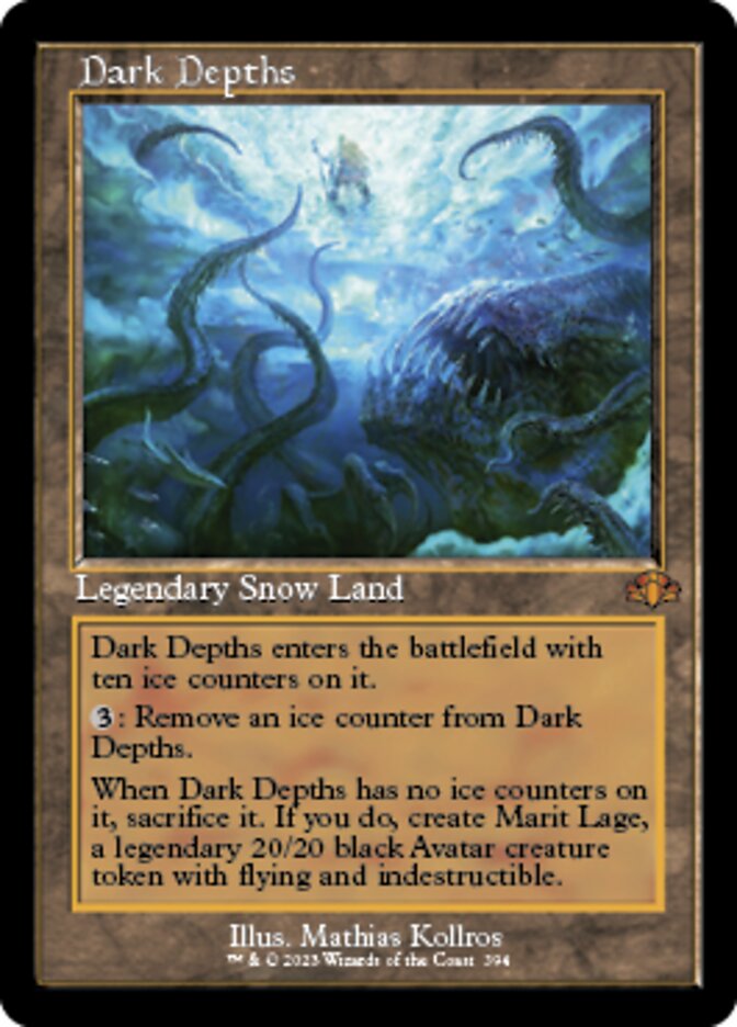 Dark Depths (Retro) [Dominaria Remastered] | Tabernacle Games