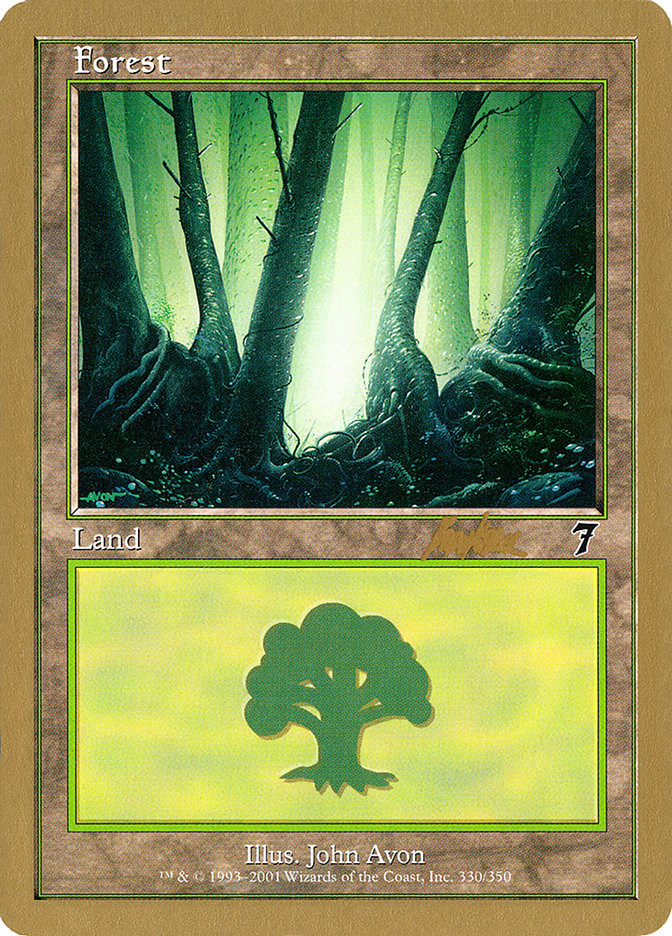 Forest (bk330) (Brian Kibler) [World Championship Decks 2002] | Tabernacle Games