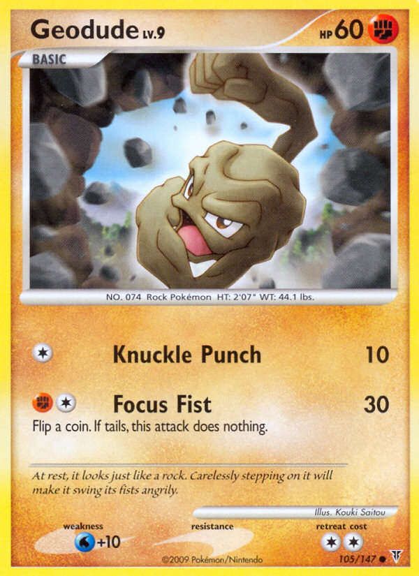 Geodude (105/147) [Platinum: Supreme Victors] | Tabernacle Games