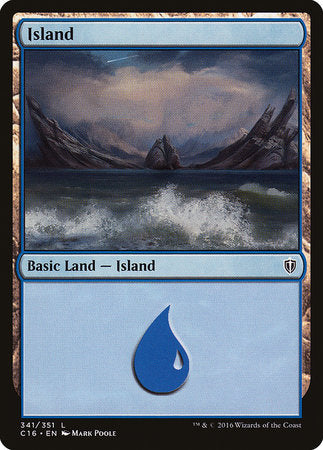 Island (341) [Commander 2016] | Tabernacle Games