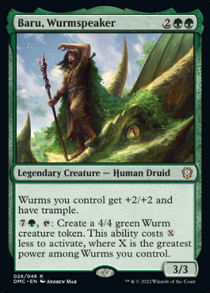 Baru, Wurmspeaker [Dominaria United Commander] | Tabernacle Games