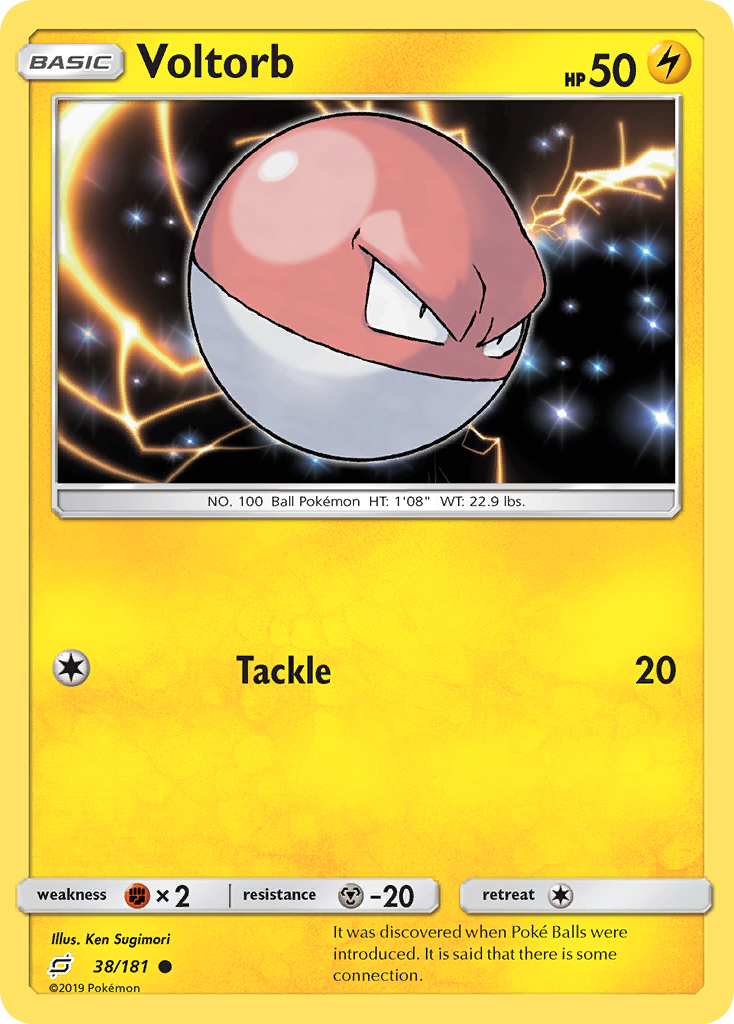 Voltorb (38/181) [Sun & Moon: Team Up] | Tabernacle Games