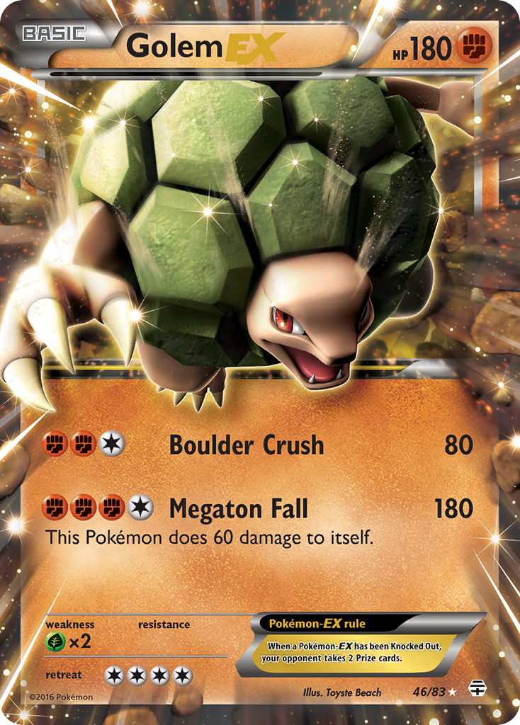 Golem EX (46/83) [XY: Generations] | Tabernacle Games