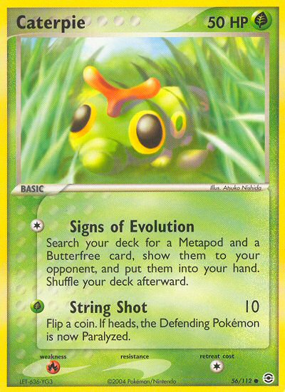 Caterpie (56/112) [EX: FireRed & LeafGreen] | Tabernacle Games