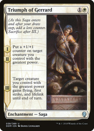 Triumph of Gerrard [Dominaria] | Tabernacle Games