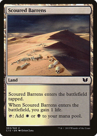 Scoured Barrens [Commander 2015] | Tabernacle Games