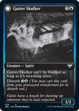 Gutter Skulker // Gutter Shortcut [Innistrad: Double Feature] | Tabernacle Games