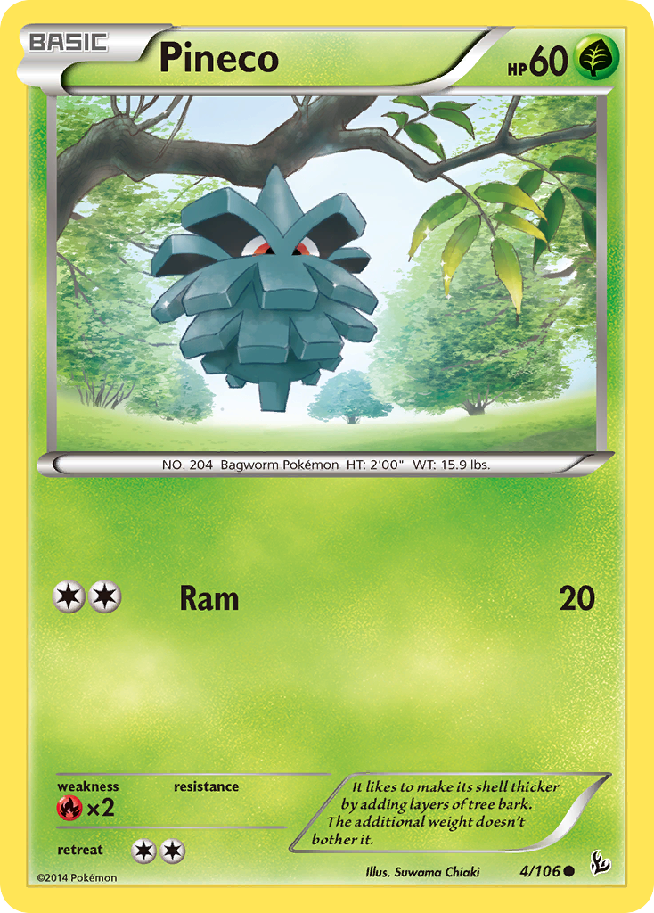 Pineco (4/106) [XY: Flashfire] | Tabernacle Games