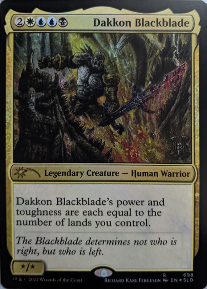 Dakkon Blackblade [Secret Lair Drop Promos] | Tabernacle Games