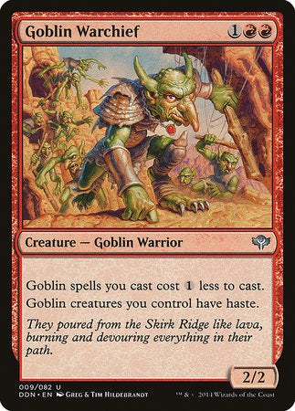 Goblin Warchief [Duel Decks: Speed vs. Cunning] | Tabernacle Games