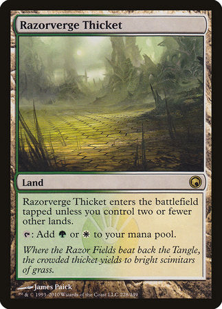 Razorverge Thicket [Scars of Mirrodin] | Tabernacle Games