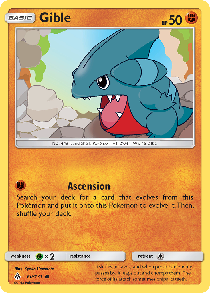 Gible (60/131) [Sun & Moon: Forbidden Light] | Tabernacle Games