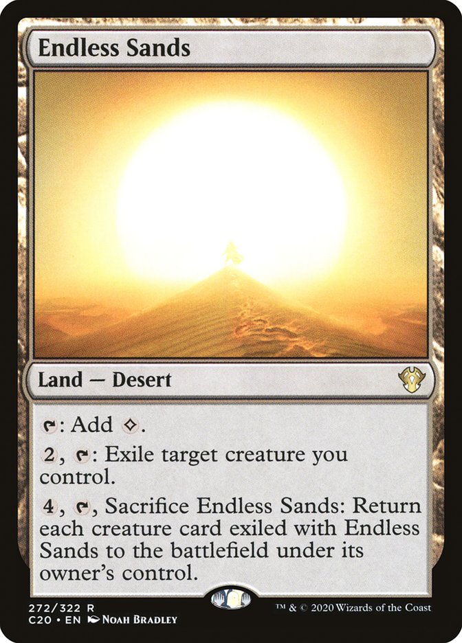 Endless Sands [Commander 2020] | Tabernacle Games