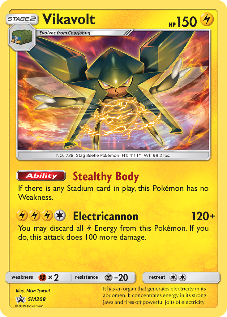 Vikavolt (SM208) [Sun & Moon: Black Star Promos] | Tabernacle Games