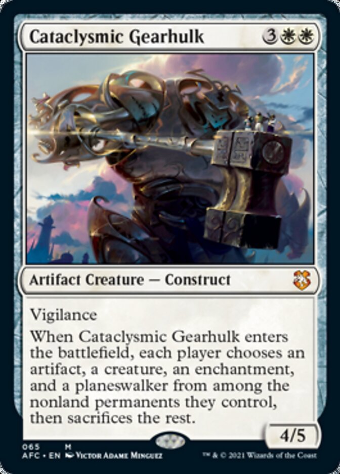 Cataclysmic Gearhulk [Dungeons & Dragons: Adventures in the Forgotten Realms Commander] | Tabernacle Games