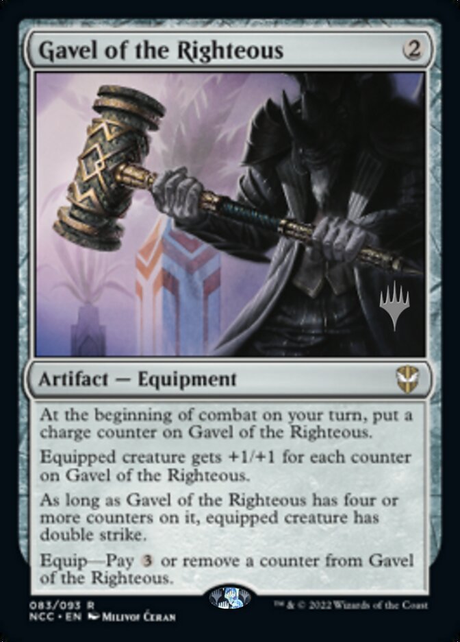 Gavel of the Righteous (Promo Pack) [Streets of New Capenna Commander Promos] | Tabernacle Games