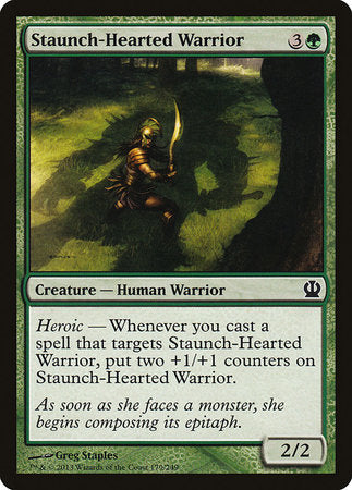 Staunch-Hearted Warrior [Theros] | Tabernacle Games