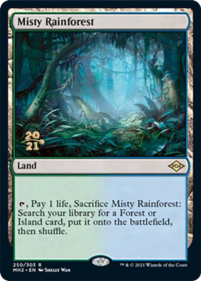 Misty Rainforest [Modern Horizons 2 Prerelease Promos] | Tabernacle Games