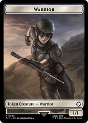 Treasure (0019) // Warrior Double-Sided Token [Fallout Tokens] | Tabernacle Games