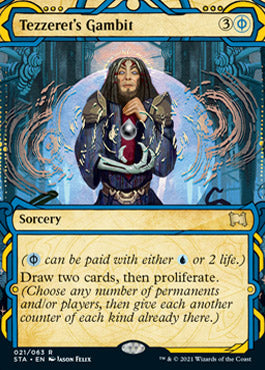 Tezzeret's Gambit (Etched Foil)
 [Strixhaven Mystical Archive] | Tabernacle Games