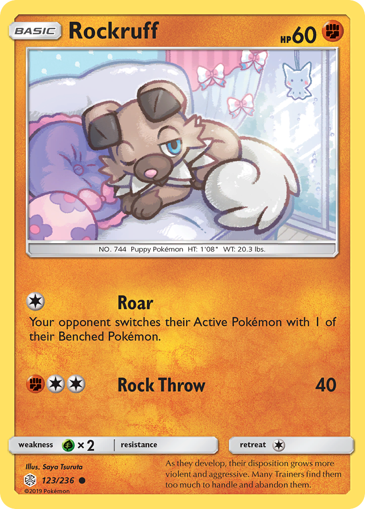 Rockruff (123/236) [Sun & Moon: Cosmic Eclipse] | Tabernacle Games