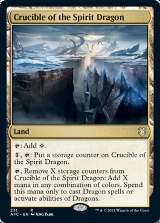 Crucible of the Spirit Dragon [Dungeons & Dragons: Adventures in the Forgotten Realms Commander] | Tabernacle Games