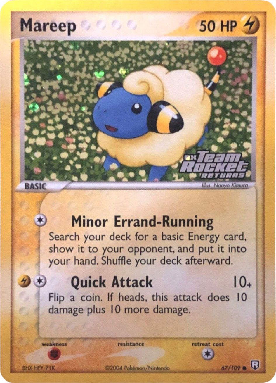 Mareep (67/109) (Stamped) [EX: Team Rocket Returns] | Tabernacle Games