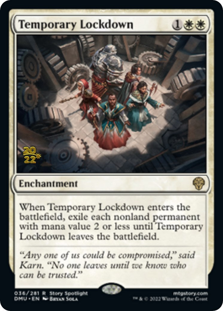 Temporary Lockdown [Dominaria United Prerelease Promos] | Tabernacle Games