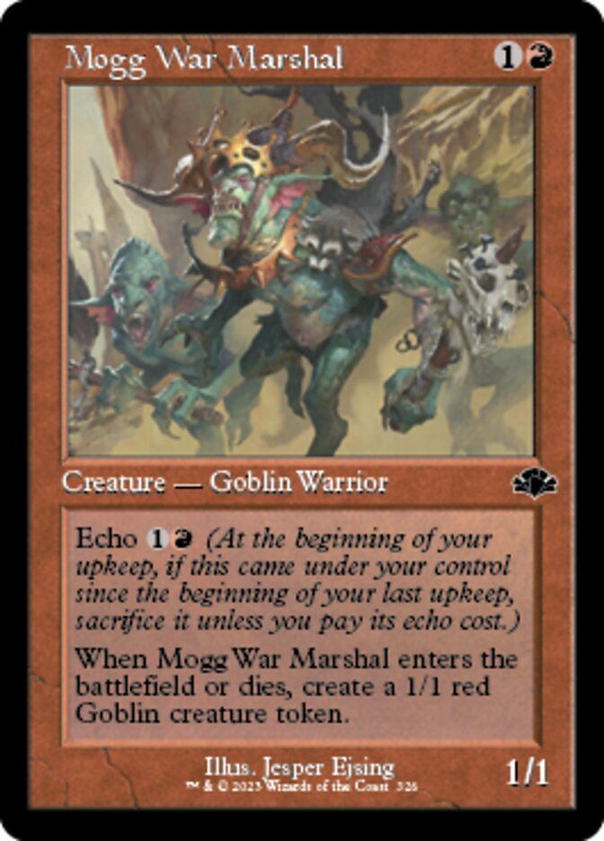 Mogg War Marshal (Retro) [Dominaria Remastered] | Tabernacle Games