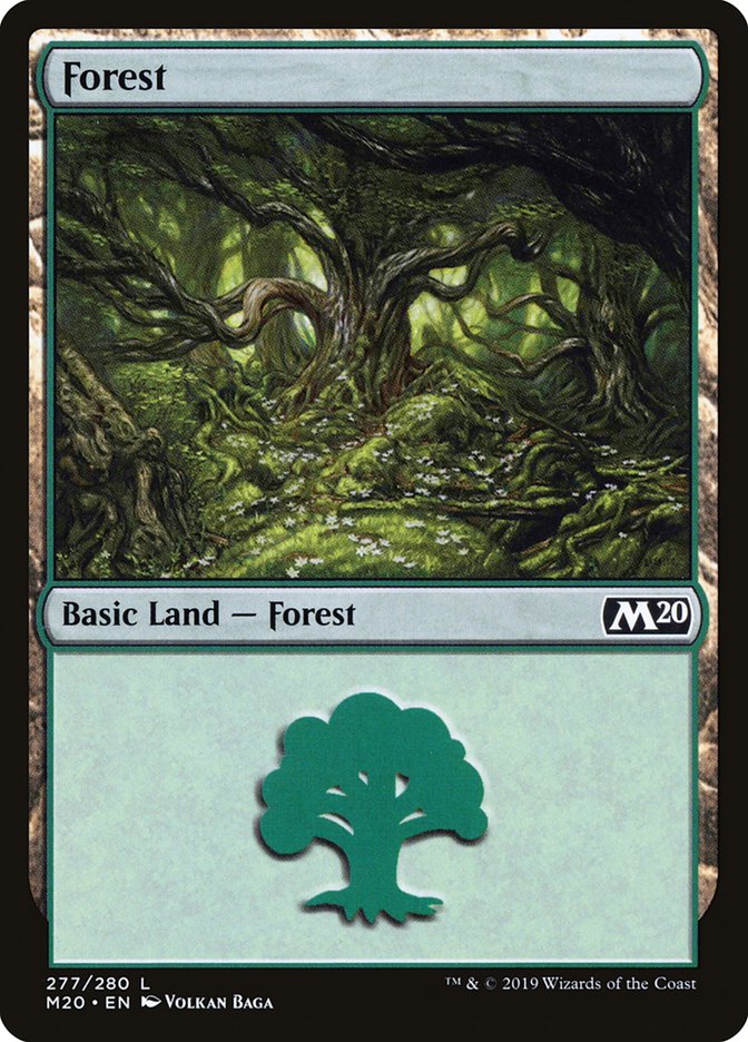 Forest (#277) [Core Set 2020] | Tabernacle Games