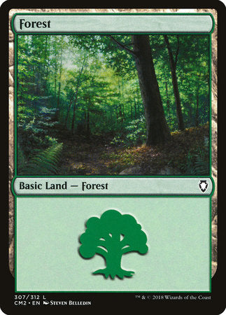 Forest (307) [Commander Anthology Volume II] | Tabernacle Games