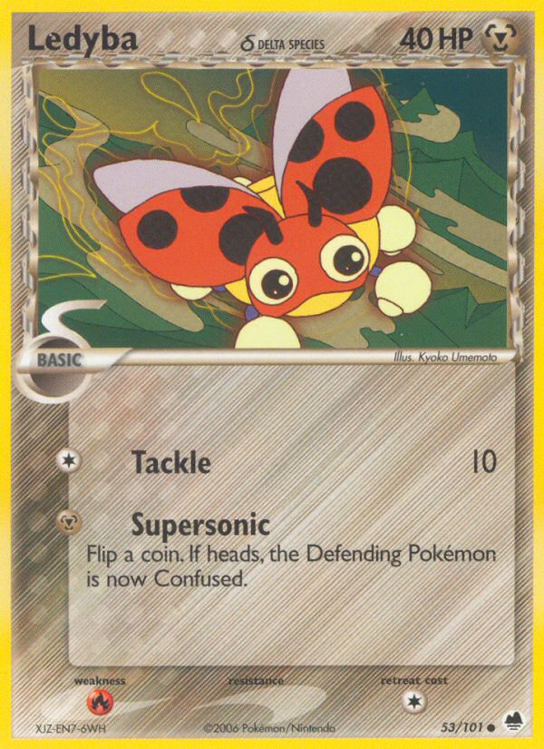 Ledyba (53/101) (Delta Species) [EX: Dragon Frontiers] | Tabernacle Games