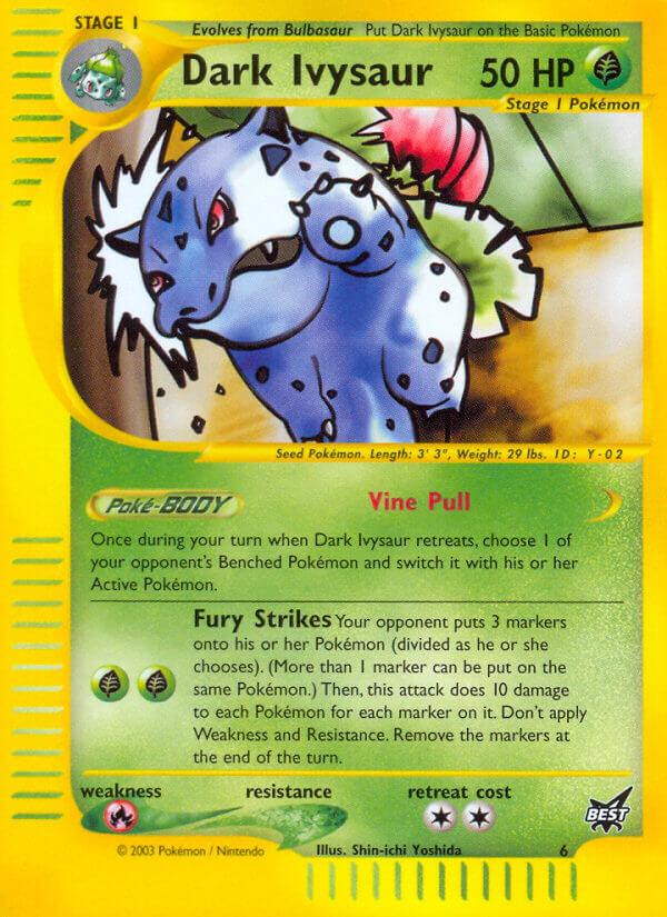 Dark Ivysaur (6) [Best of Promos] | Tabernacle Games