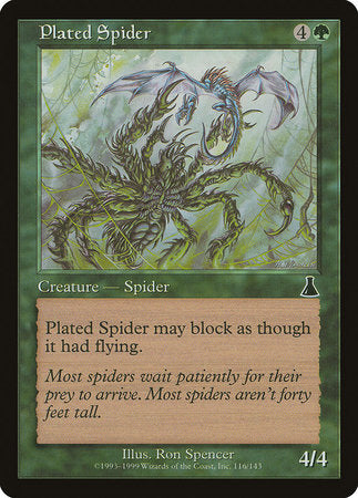 Plated Spider [Urza's Destiny] | Tabernacle Games