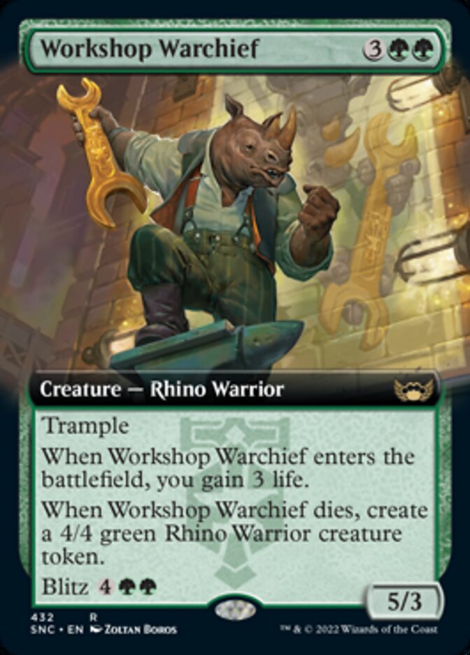 Workshop Warchief (Extended Art) [Streets of New Capenna] | Tabernacle Games