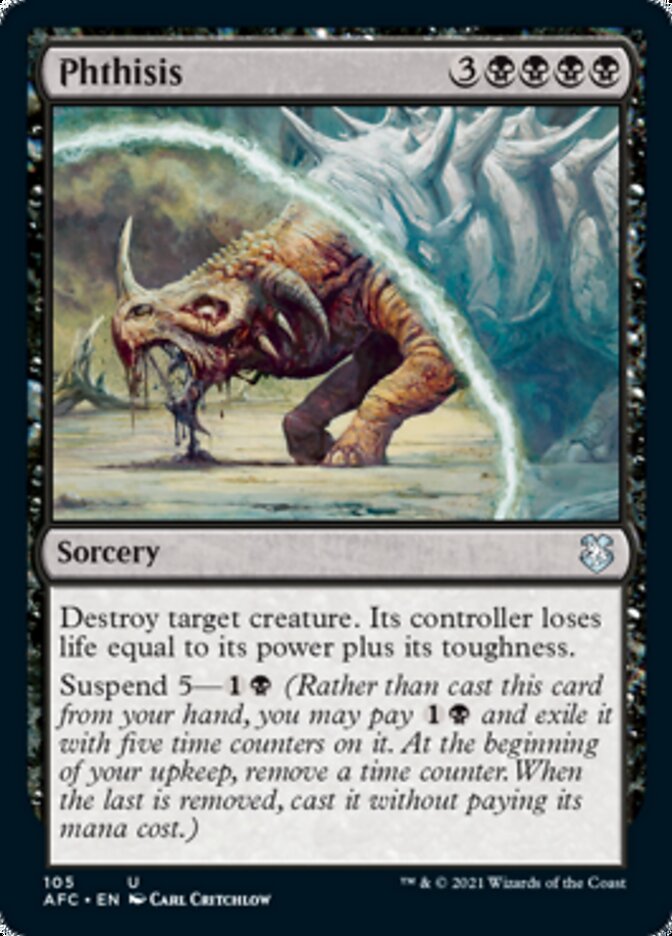 Phthisis [Dungeons & Dragons: Adventures in the Forgotten Realms Commander] | Tabernacle Games