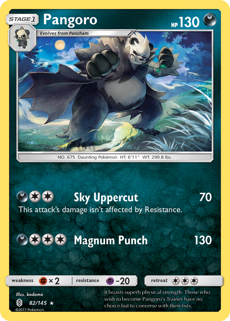 Pangoro (82/145) [Sun & Moon: Guardians Rising] | Tabernacle Games