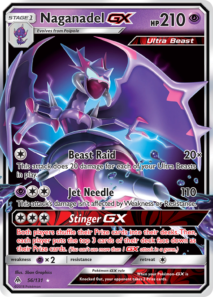 Naganadel GX (56/131) [Sun & Moon: Forbidden Light] | Tabernacle Games