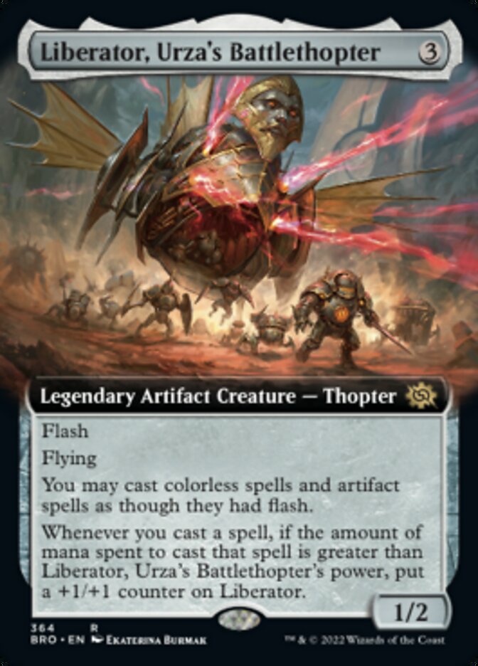 Liberator, Urza's Battlethopter (Extended Art) [The Brothers' War] | Tabernacle Games