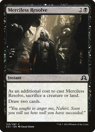 Merciless Resolve [Shadows over Innistrad] | Tabernacle Games
