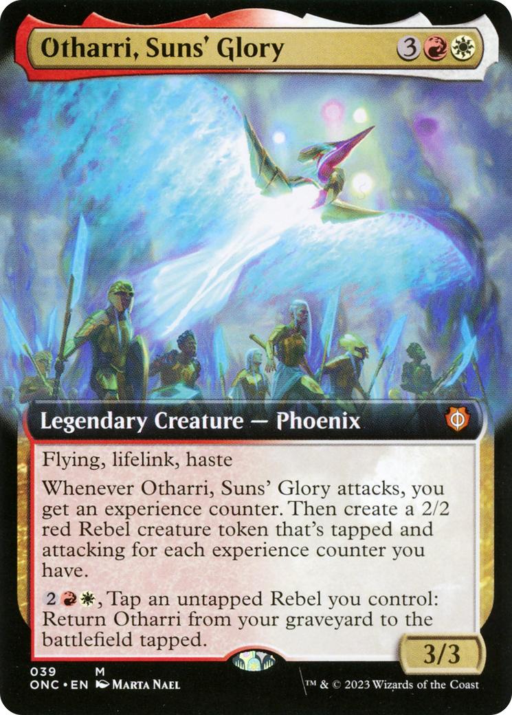 Otharri, Suns' Glory (Extended Art) [Phyrexia: All Will Be One Commander] | Tabernacle Games