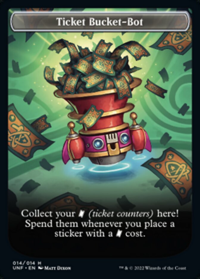 Ticket Bucket-Bot Token [Unfinity Tokens] | Tabernacle Games