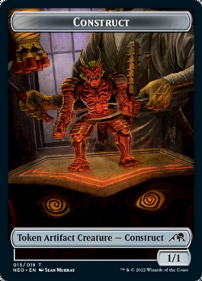 Construct (015) // Blood (017) Double-sided Token [Challenger Decks 2022 Tokens] | Tabernacle Games