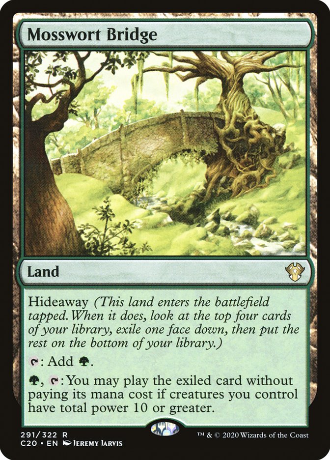 Mosswort Bridge [Commander 2020] | Tabernacle Games