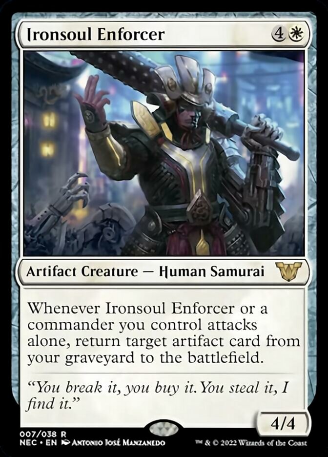 Ironsoul Enforcer [Kamigawa: Neon Dynasty Commander] | Tabernacle Games