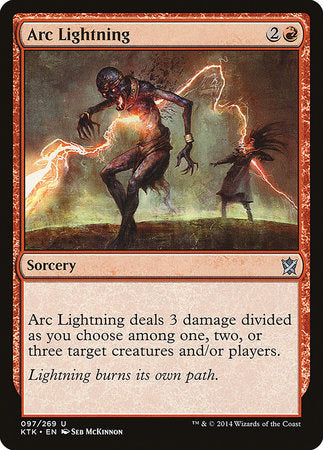 Arc Lightning [Khans of Tarkir] | Tabernacle Games