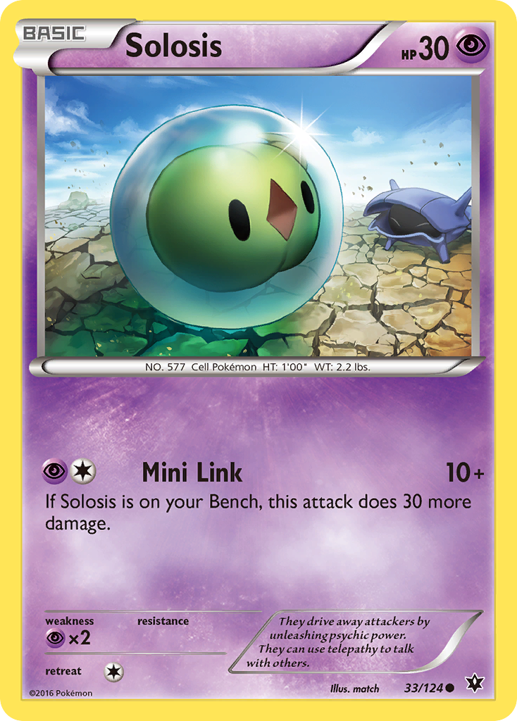 Solosis (33/124) [XY: Fates Collide] | Tabernacle Games