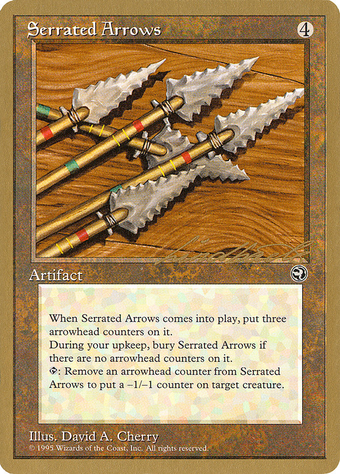 Serrated Arrows (Leon Lindback) [Pro Tour Collector Set] | Tabernacle Games